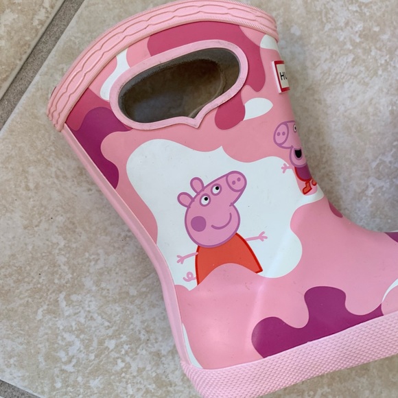 HUNTER BOOTS Peppa the Pig toddler girls size 5 - Picture 9 of 15